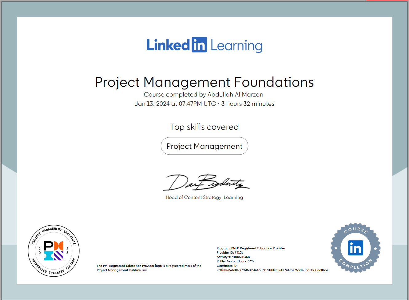 Certificate Thumbnail